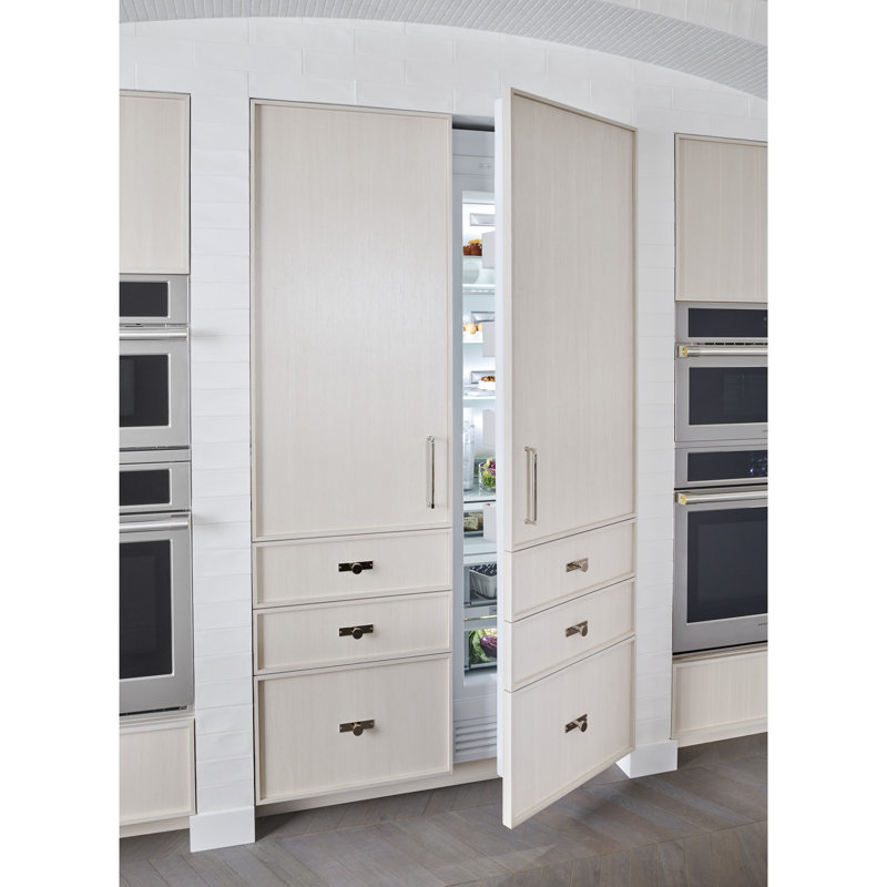 Monogram Premium Column Pair: 30" W Freezer Column + 24" W Refrigerator Column, Panel Ready, Yes