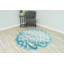 Tapis bleu botanique Hesston-1093666901