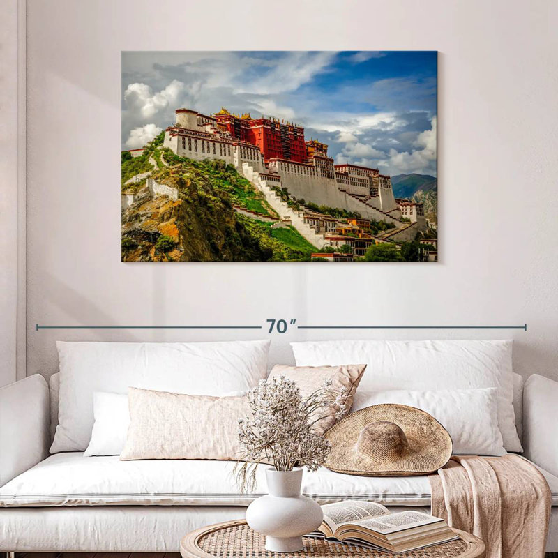 Adella Potala Palace Exterior, 30" H x 45" W