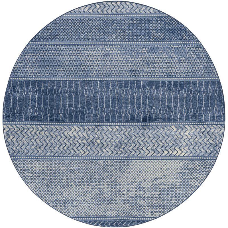 LurLine Oriental Indoor Rug, Round 5'3"