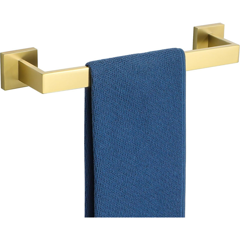 41cm Wall Mounted Required Towel Bar, Gold