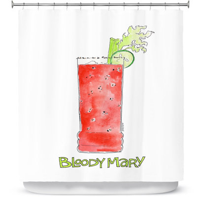 Bloody Mary Single Shower Curtain