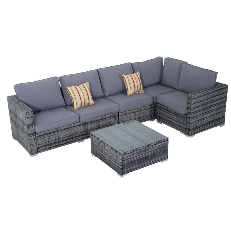 Klassen 5 - Person Seating Group with Cushions