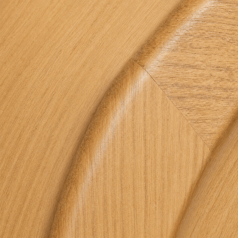 Miroir d'appoint en bois massif, 36 po x 24 po, Natural Wood