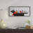 Javin Wood Framed Canvas Wall Decor with Birds on Dog