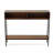 Rustic Brown 42 Inch Console Table with Compact Storage Cubbies-1080439288