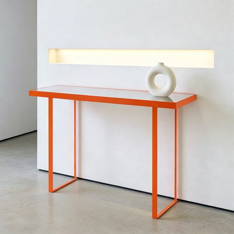 Haubert, 31.5" H x 47.24" W x 13.77" D, Orange