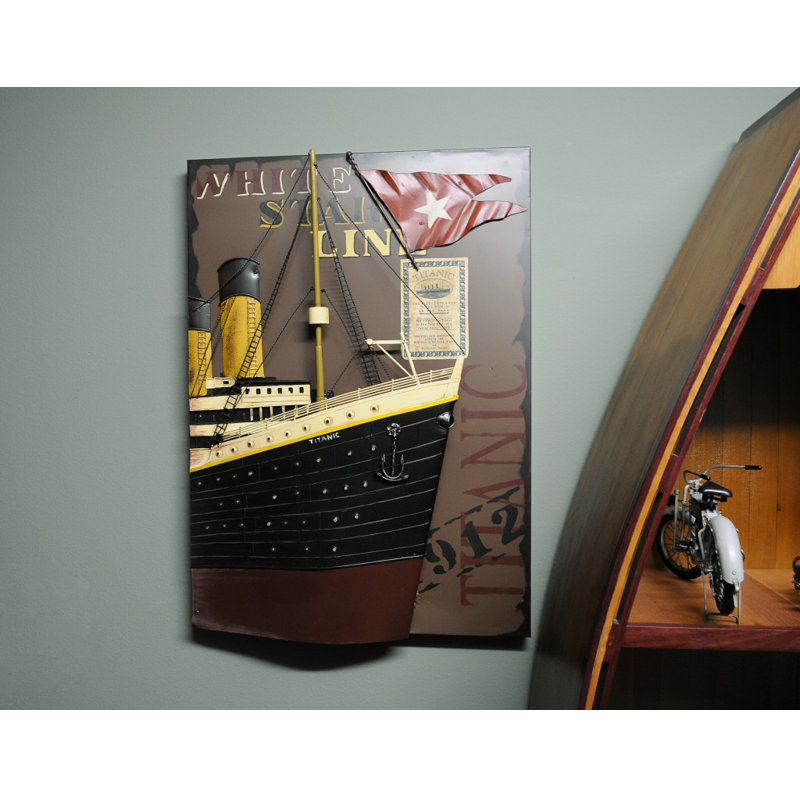 ZeaZu 1912 RMS Titanic 3D Front Bow Painting | Wayfair