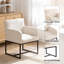 Ensemble de 2 chaises d'appoint l 18,9 po avec structure en métal massif-1658242111