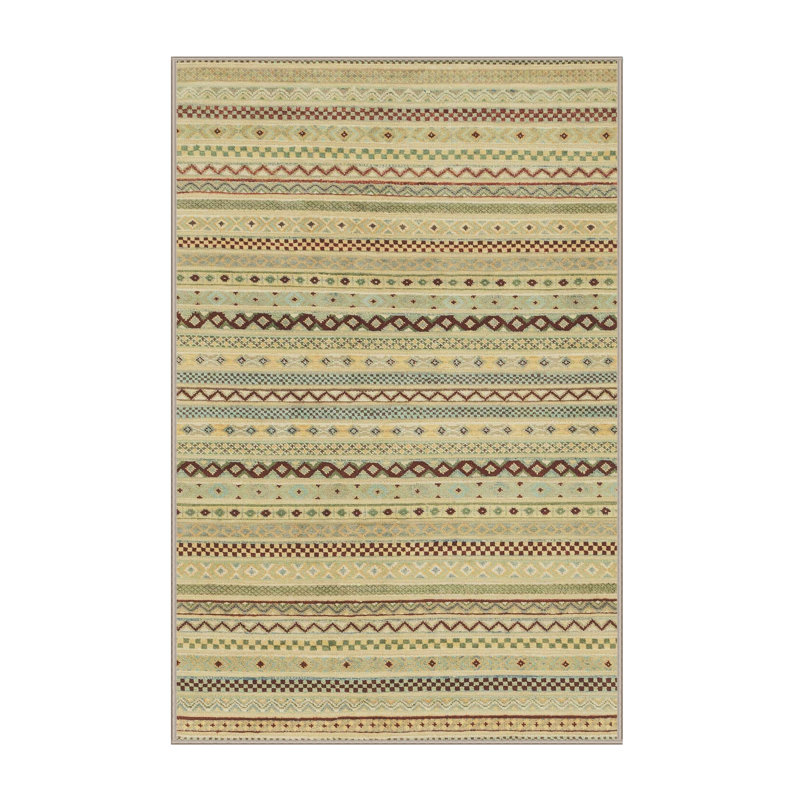 Abstract Indoor Rug, Rectangle 7' x 10'