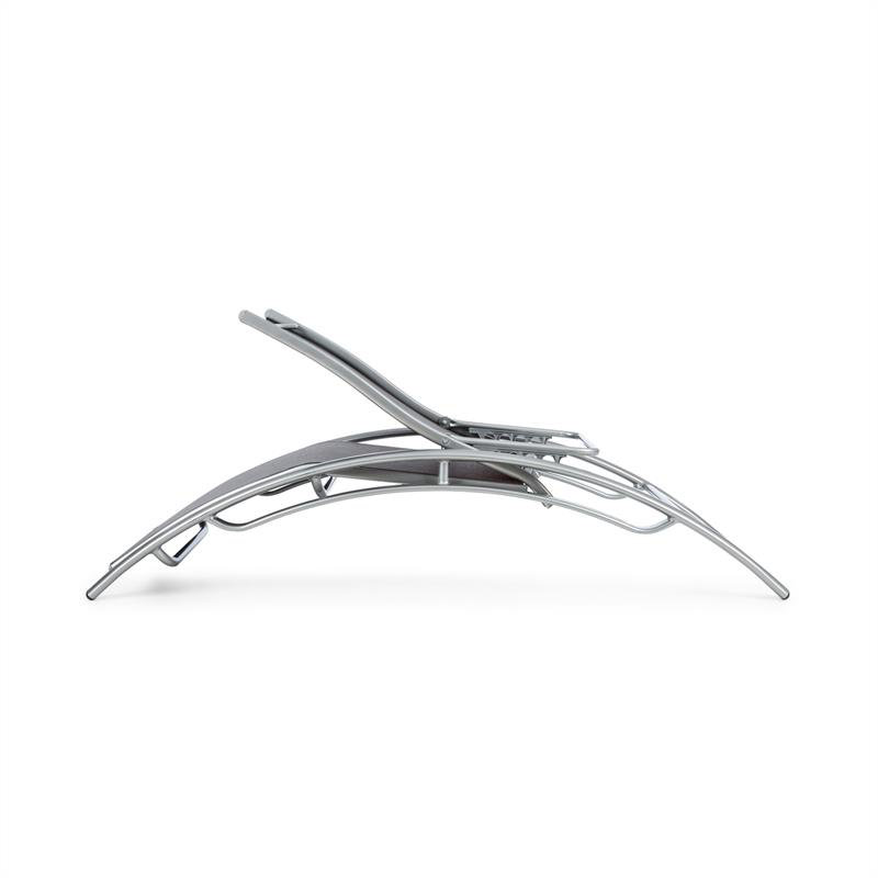 155cm Long Reclining Single Chaise with Cushions, Cream