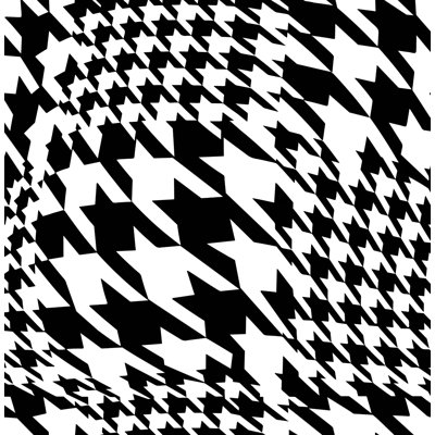 Warped Houndstooth Wallpaper