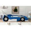 Lit plateforme simple pour voiture de course avec roues, bleu - roues solides et de conception en forme de voiture de qualité fiable-891469176