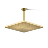 Honesty 10" Single-Function Wall or Ceiling-Mount Square Rainhead, Square Rain Showerhead 1.75 GPM