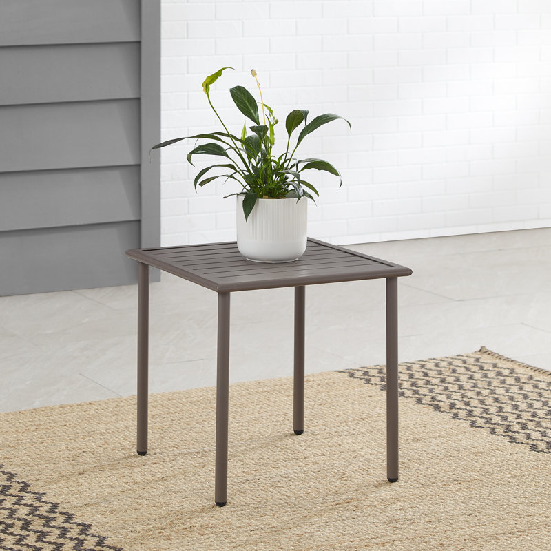 Table d'appoint en acier Apruva