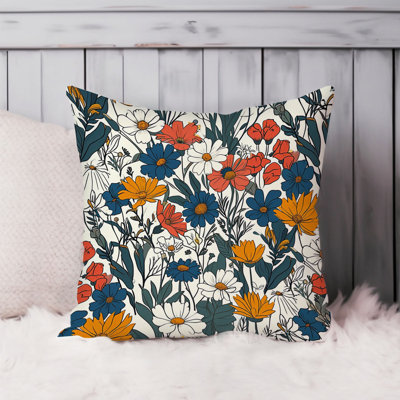 Floral Pillow Cover