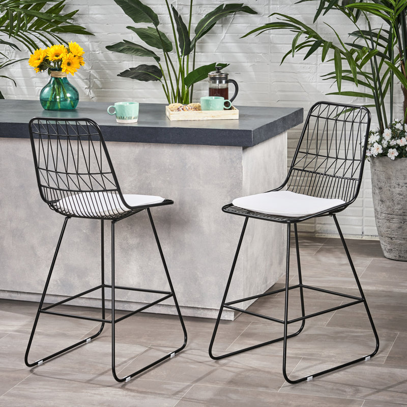 2 tabourets de comptoir Cool Iron