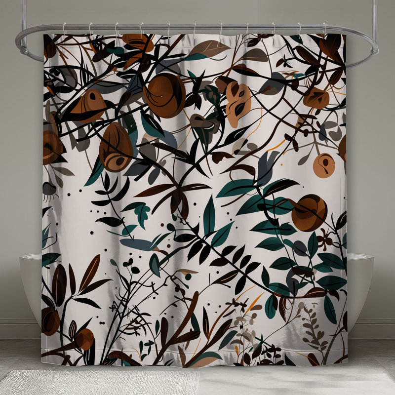 Rideau de douche Botanical - Boho, 70 po L x 93 po H