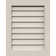 Vertical Non-Functional Wood Gable Vent w/ Decorative Face Frame