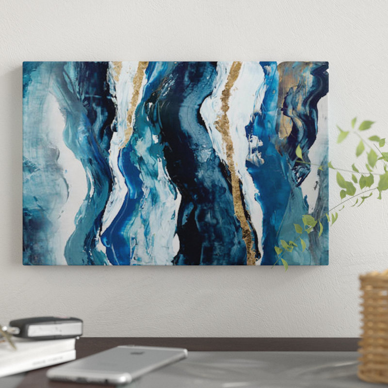 " Effectus II " by Isabelle Z, 40" H x 60" W, Wrapped Canvas, No Frame