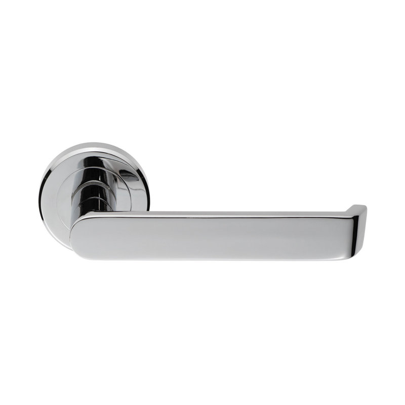 Serozzetta Concept Latch Door Handle, Polished Chrome