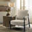 Boucle Accent Lounge Chair Plush Modern Armchair-1711629132