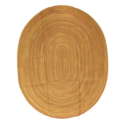 Hand Knotted Wool Area Rug in Straw