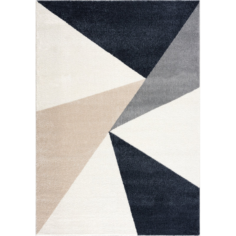 Gerrelt Geometric Indoor Rug, Rectangle 4' x 6'