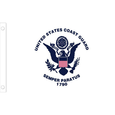 Drapeau en nylon american coast guard