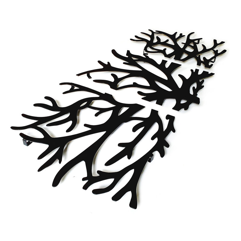 Nehls Steel Wall 20 - Hook Wall Mounted Coat Rack