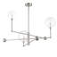 Lustre 3 lumières Debraa en nickel brossé-61995502