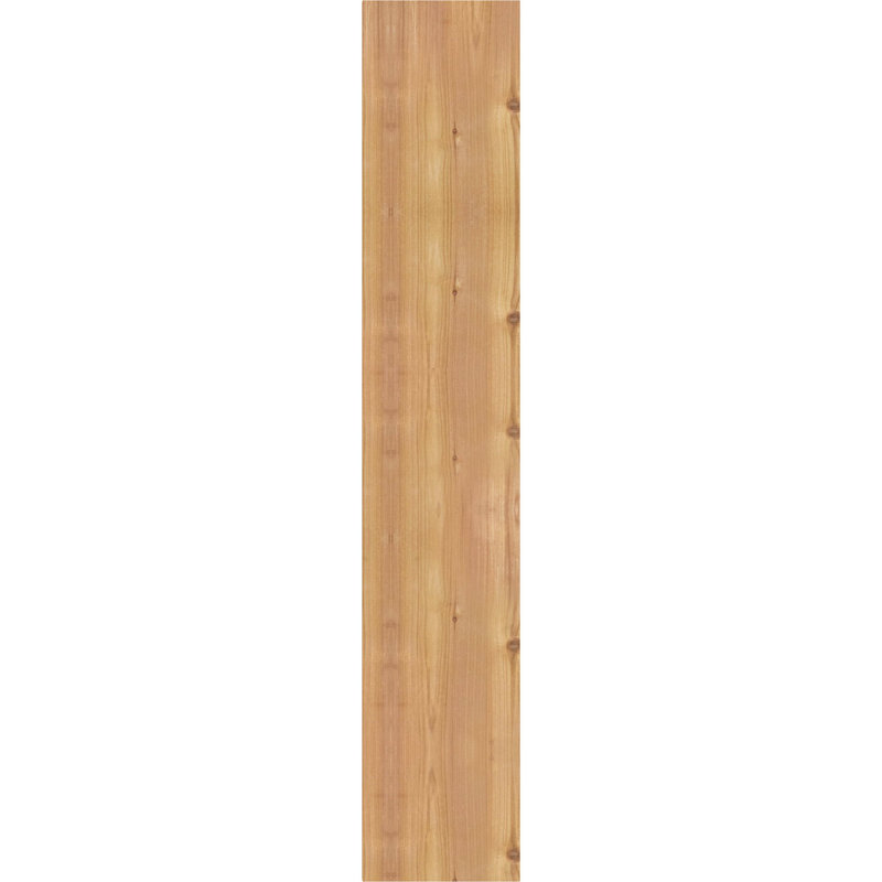 Artisan traditionnel en bois rustique, Cèdre rouge occidental l 7 1/2 po (lisse), P 36 po x H 42 po