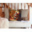 Coussin décoratif Yorkshire Terrier Yorkie and Santa Claus-101410299