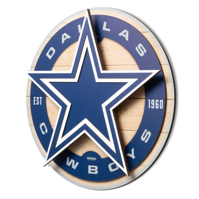 NFL Dallas Cowboys 3DX Circle Wall Art