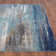 Tapis abstrait côtier moderne