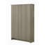 Bibliothèque en chêne gris N 47 "avec portes d'armoire Nilda