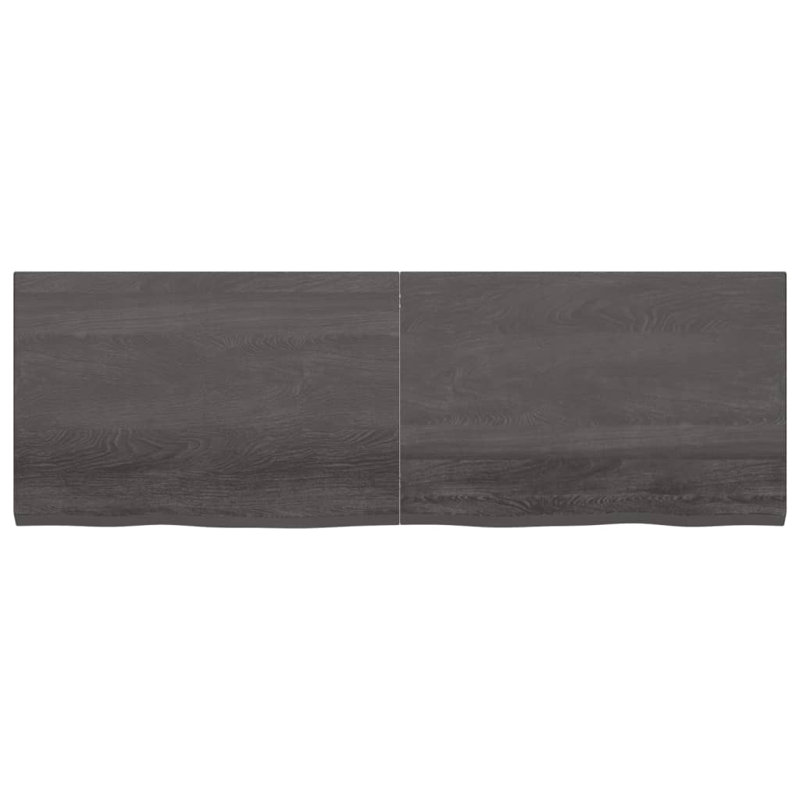 Autaum 180cm Solid Wood Bathroom Vanity Top, Dark Brown