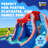 21.8' x 16.1' Bounce House with Water Slide and Air Blower