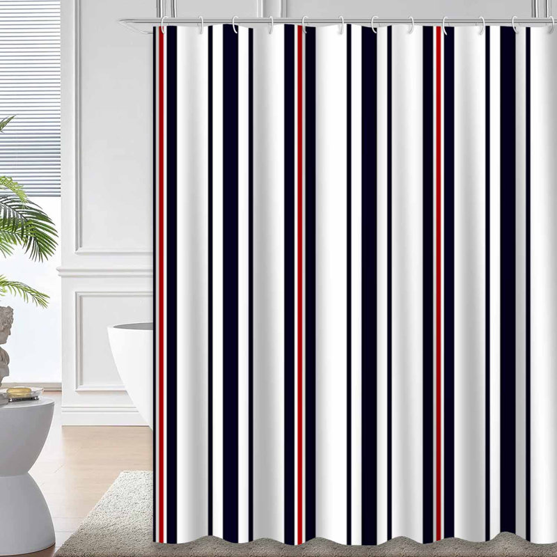 Rideau de douche Stripe, 72" L x 84" W