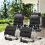 Fauteuils inclinables, fauteuils inclinables avec coussins, porte-gobelet et repose-pieds Reakwon-2000051382-2000051380