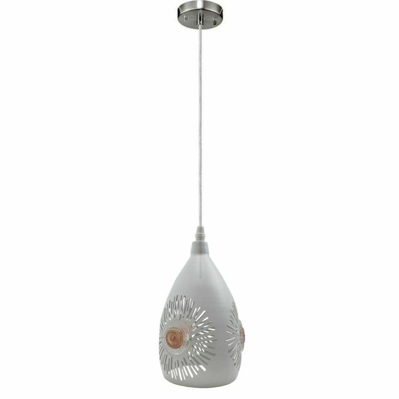 Benston 1 - Light White Single Pendant