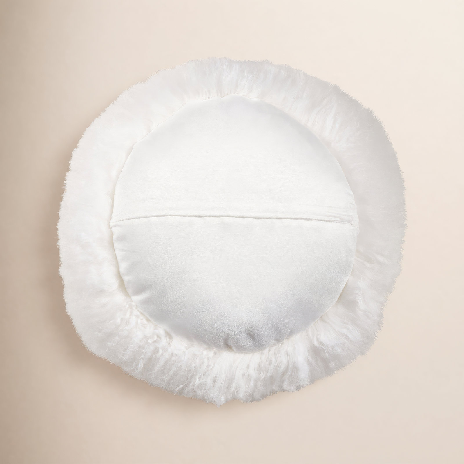 Throw Pillow, Ivory, 13"H x 13"W