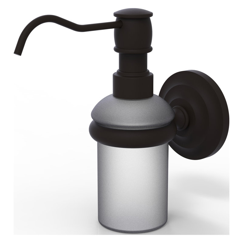 Distributeur de savon fixé au mur Gober, Bronze huilé