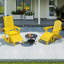 Ensemble de 4 repose-pieds Adirondack Hdpe Classic-1158755488