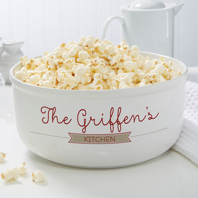 Personalization Mall Ceramic Serving Bowl