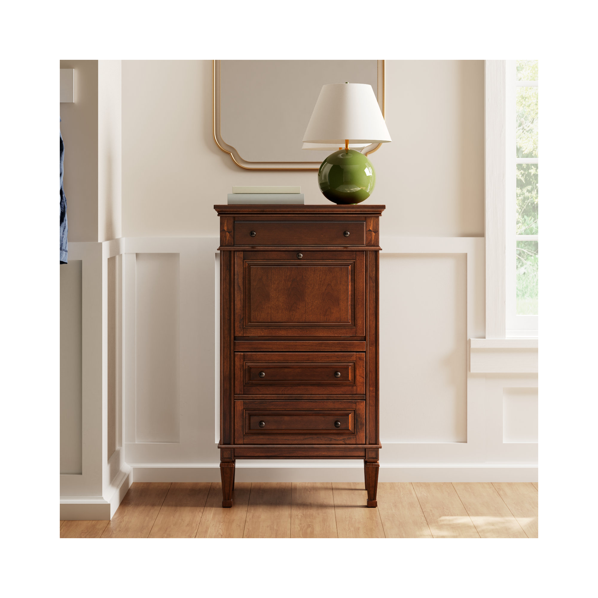 Valmont Storage Cabinet, Brown