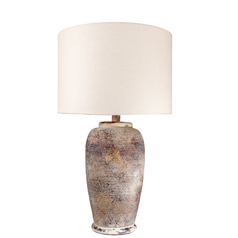 Kostatinka Alabaster Table Lamp, Red