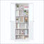 Armoire de cuisine en métal avec portes et tablettes, grand organisateur de rangement réglable robuste, armoire autoportante sans outil pour le salon, la salle de bain
