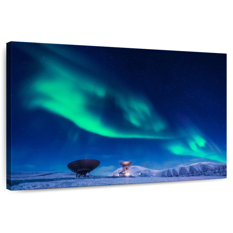 Alvord Longyearbyen Northern Lights, H 16 po x l 24 po