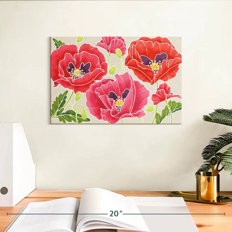 Coquelicots Kerner Sunshine, H 8 po x l 12 po